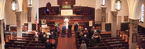 Wedding in an old church
