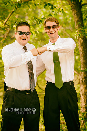 Best man and groom