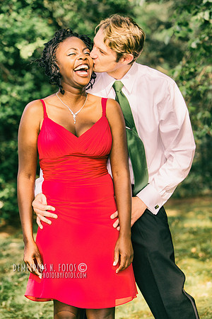 kissing the bride