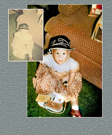 Baby photo restored