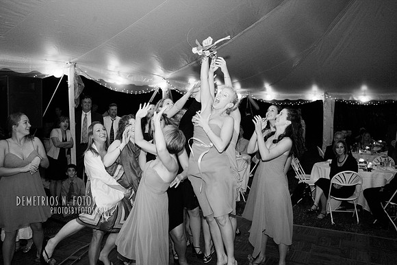 Catching the bouquet