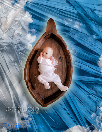 Baby in a pod