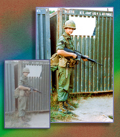 Faded photo restored